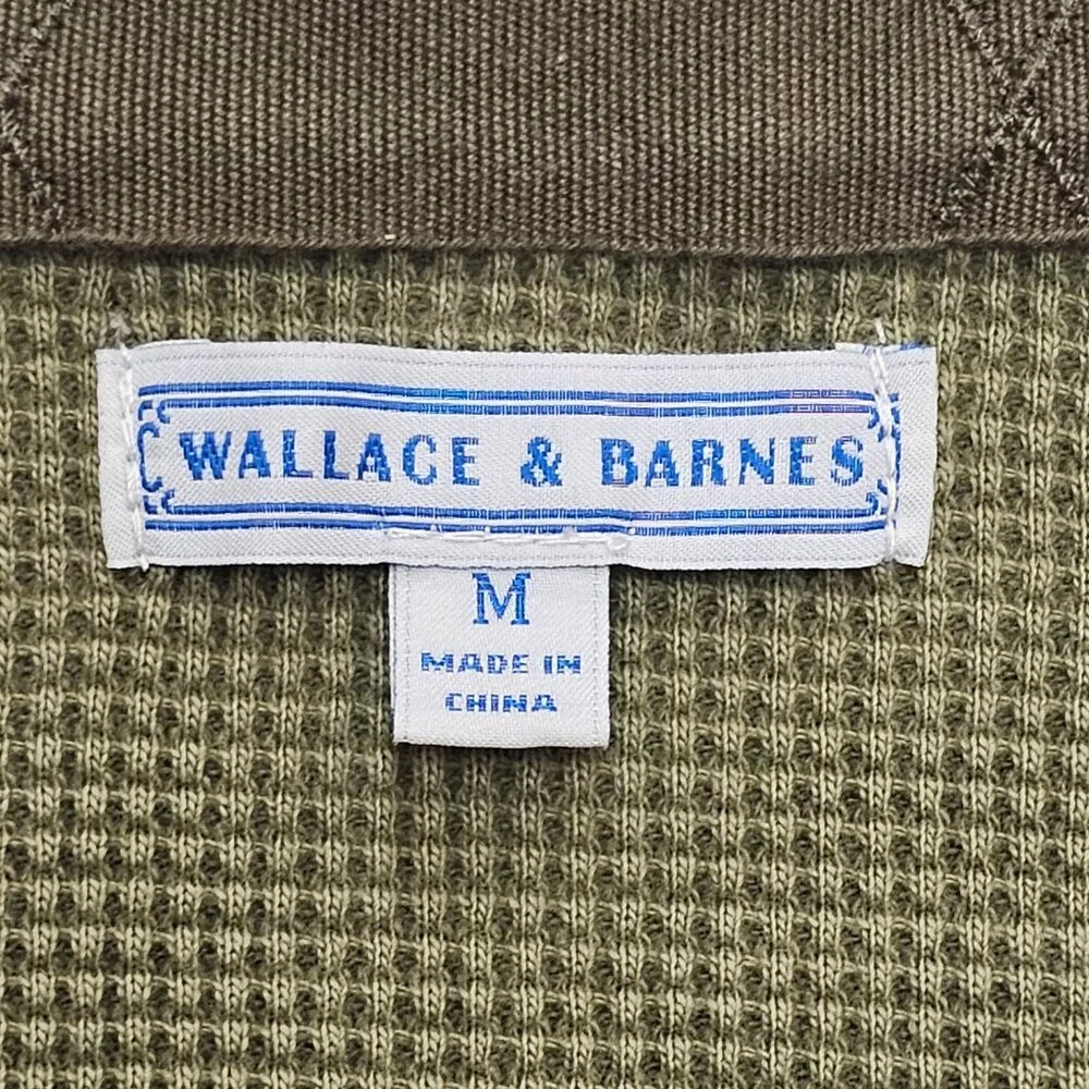 Wallace & Barnes Waffle Knit Henley M